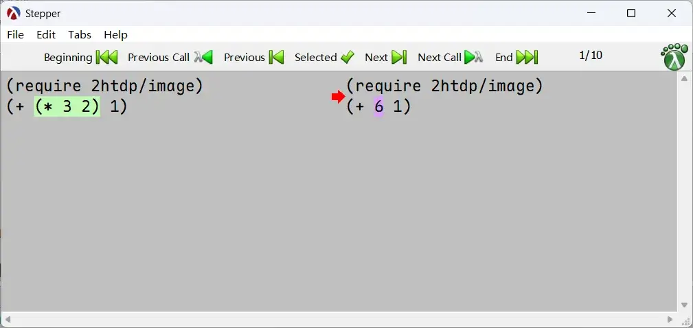 Stepper 窗口 description